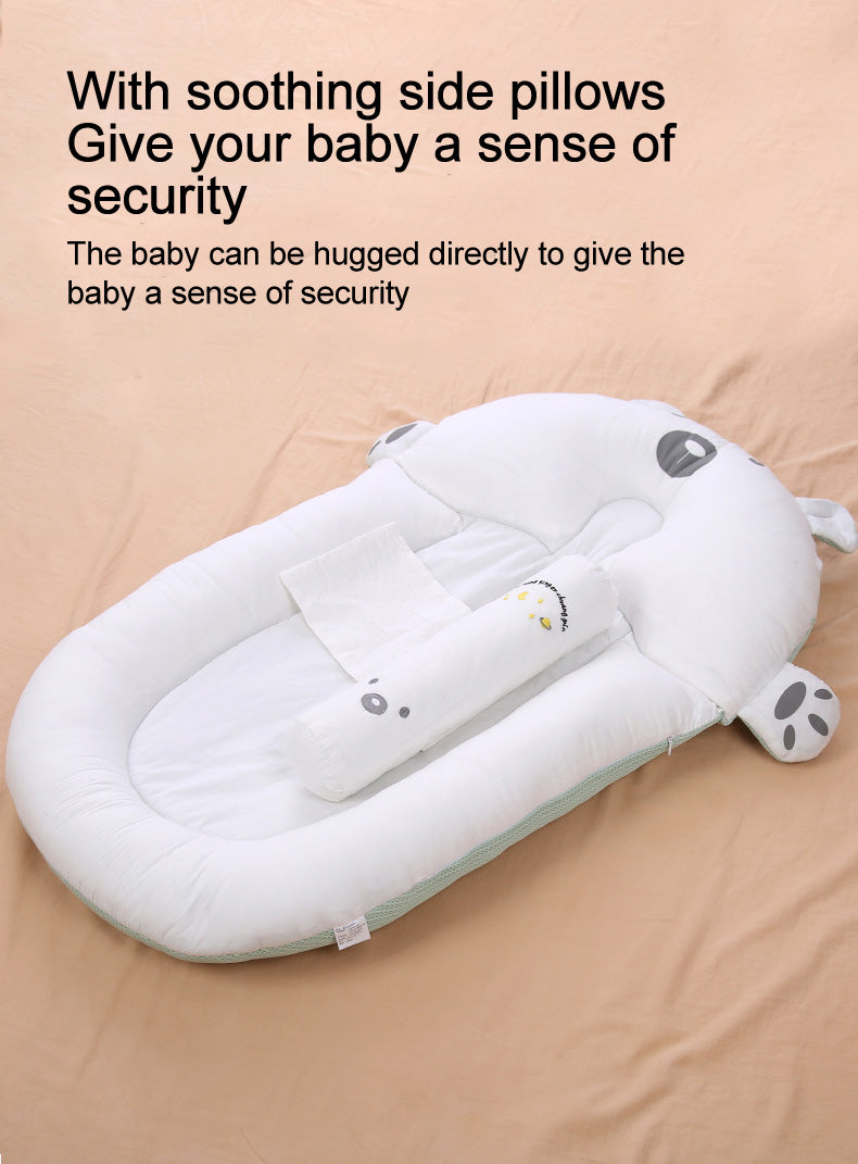 Baby Newborn Lounger Nest Infant Breathable Two-Sided Cartoon Sleeping Beds