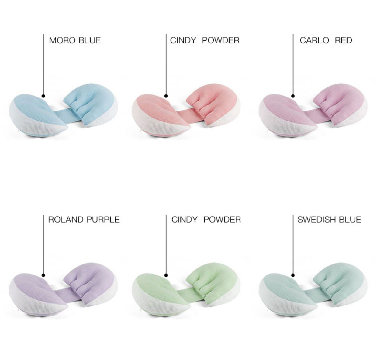 Breathable maternity Body Contour Pillow for Comfort-Fit Sleep Positioning