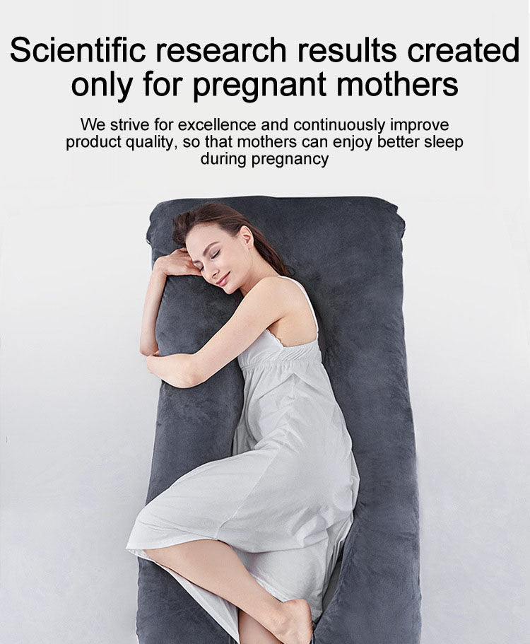 U Shaped Body Pillow: Ergonomic Support for Moms & Bump Comfort