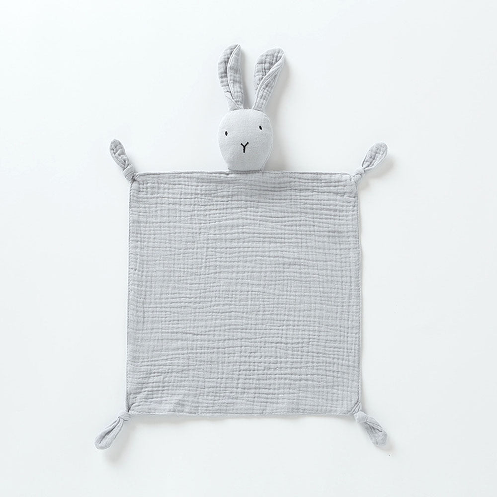 Baby sleeping soothing doll toy bunny towel pure cotton gauze