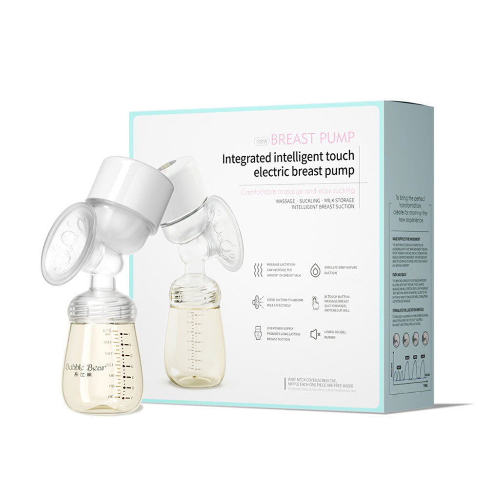 Electric breast pump portable silent integrated strong suction