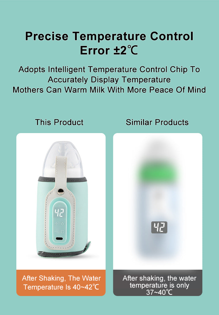 Baby Bottle Warmer with Digital Display Bottle Cover