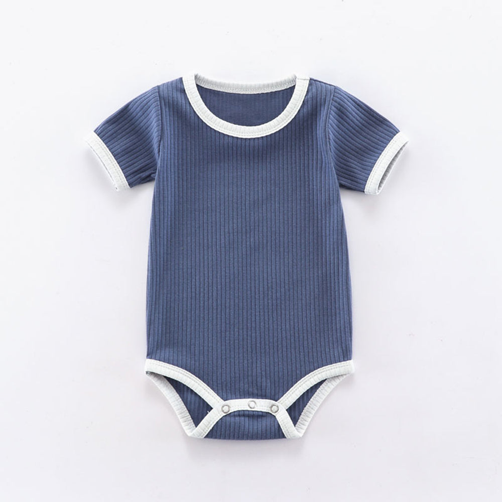 Baby Newborn crawling clothes ribbed jumpsuit triangle romper