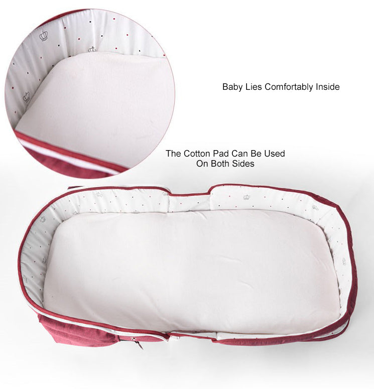 Baby bed newborn crib foldable portable bionic bed mommy bag backpack