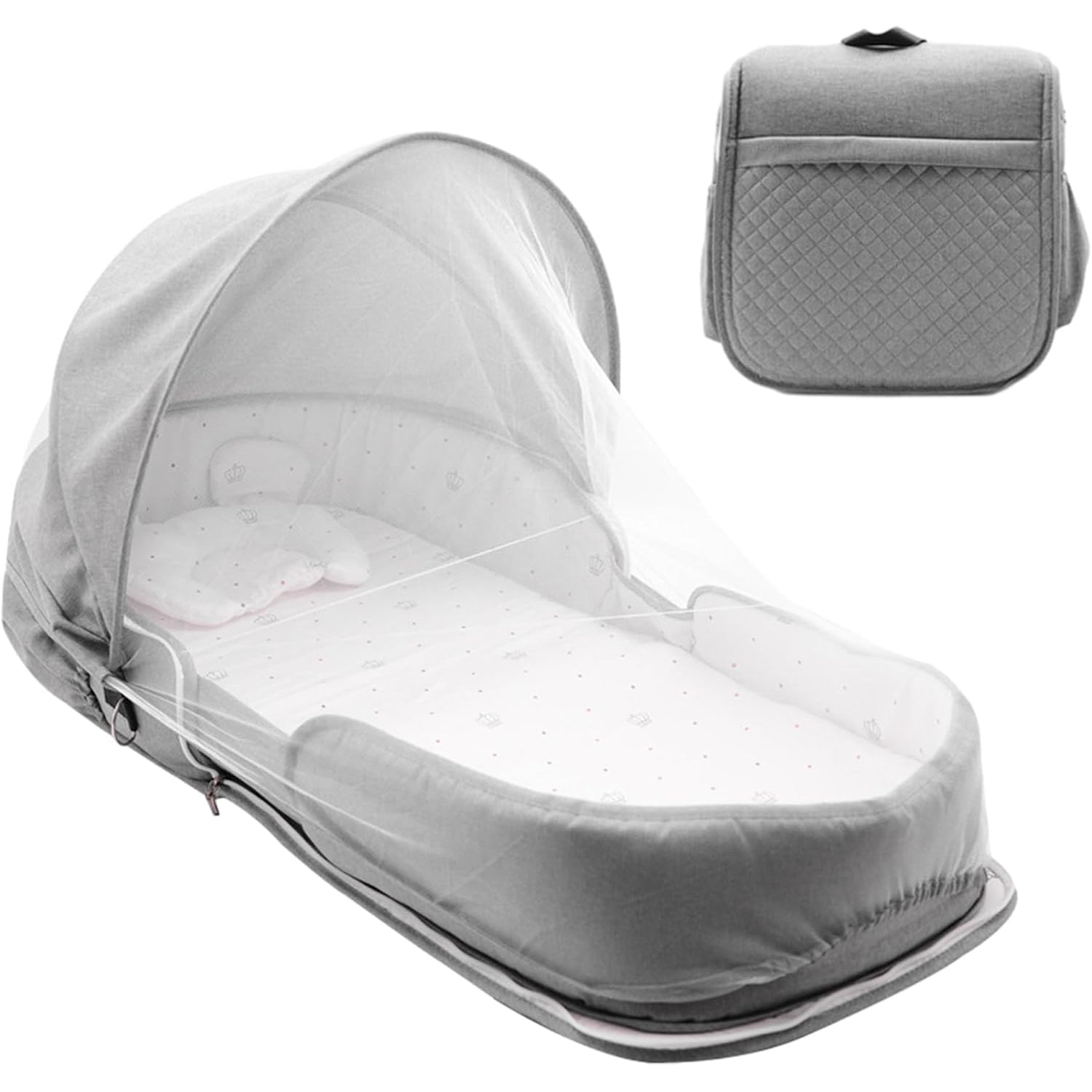Baby bed newborn crib foldable portable bionic bed mommy bag backpack