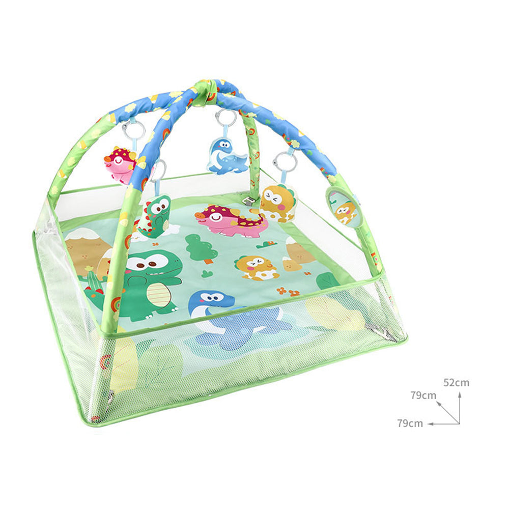 Baby fence Activity Gym Play Crawling Mat frame With ocean ball Hanging Toys