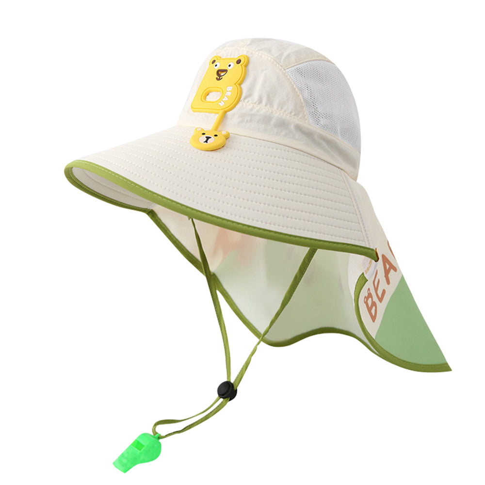 Cute Outdoor Sun Hat Summer for Children Baby Neck protection