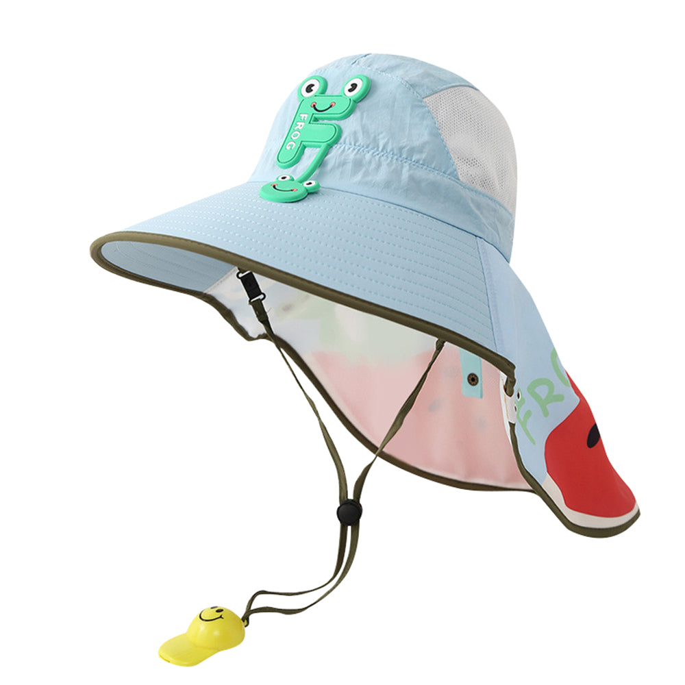 Cute Outdoor Sun Hat Summer for Children Baby Neck protection