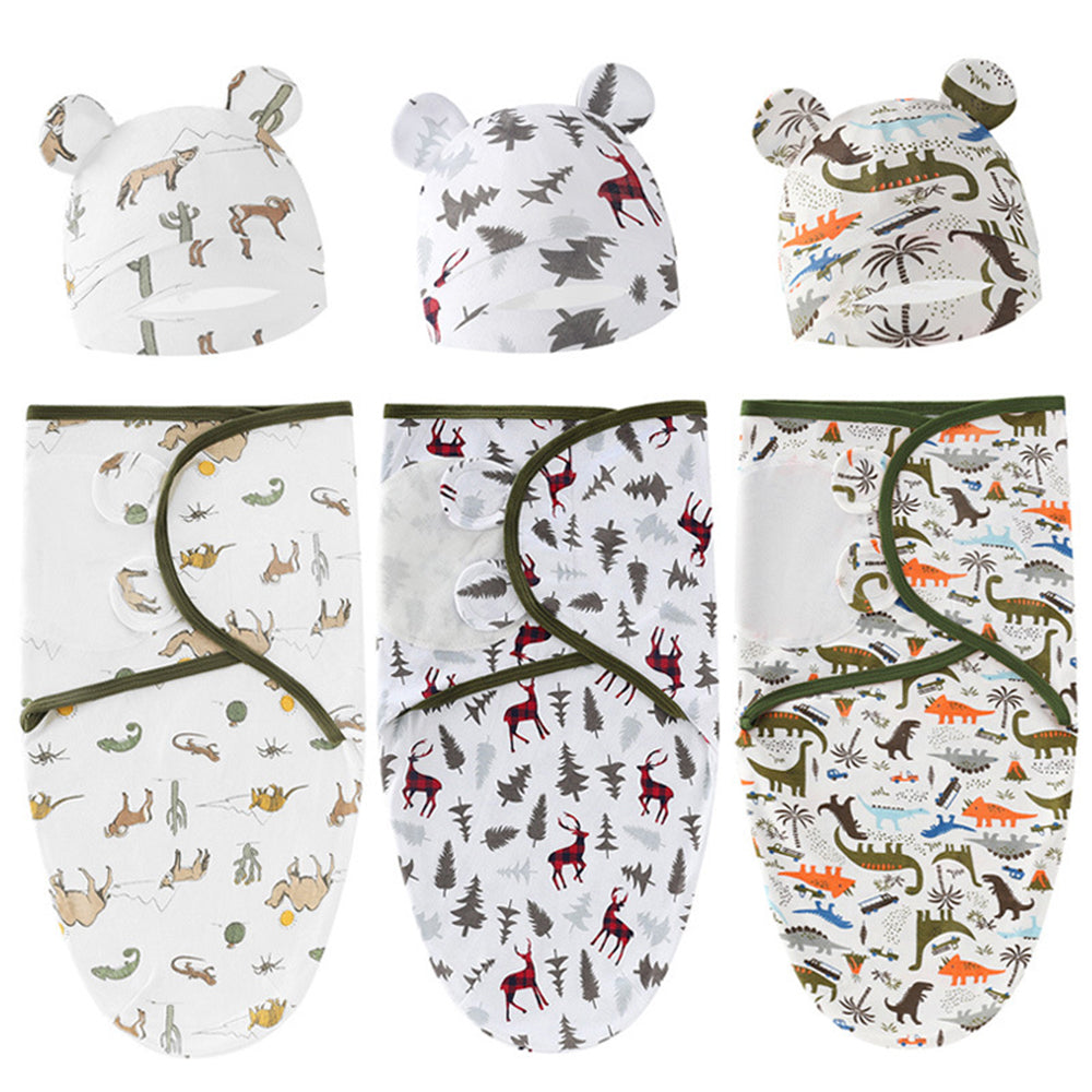 Baby Newborn sleeping bag anti-kicking blanket wrap swaddle Spring Silkworm