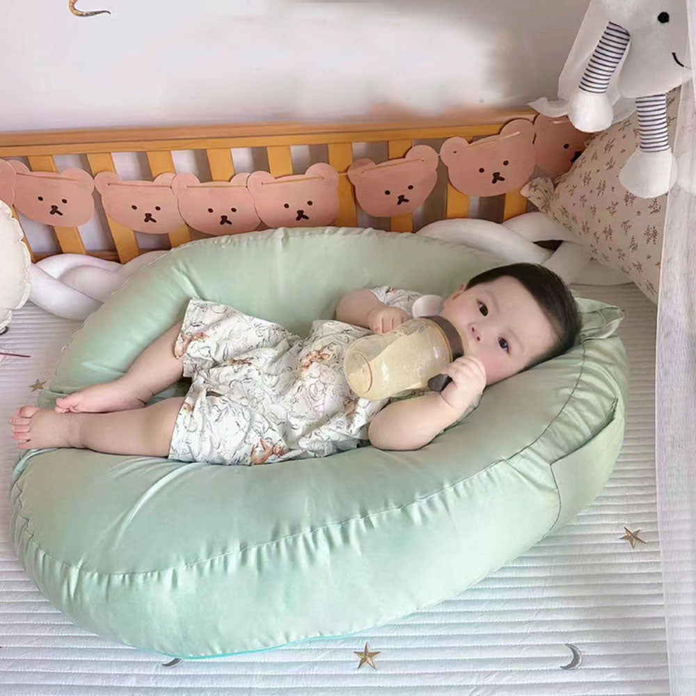Newborn Baby Anti-Spill Reflux Slope Nursing Pillow Breastfeeding Lounger
