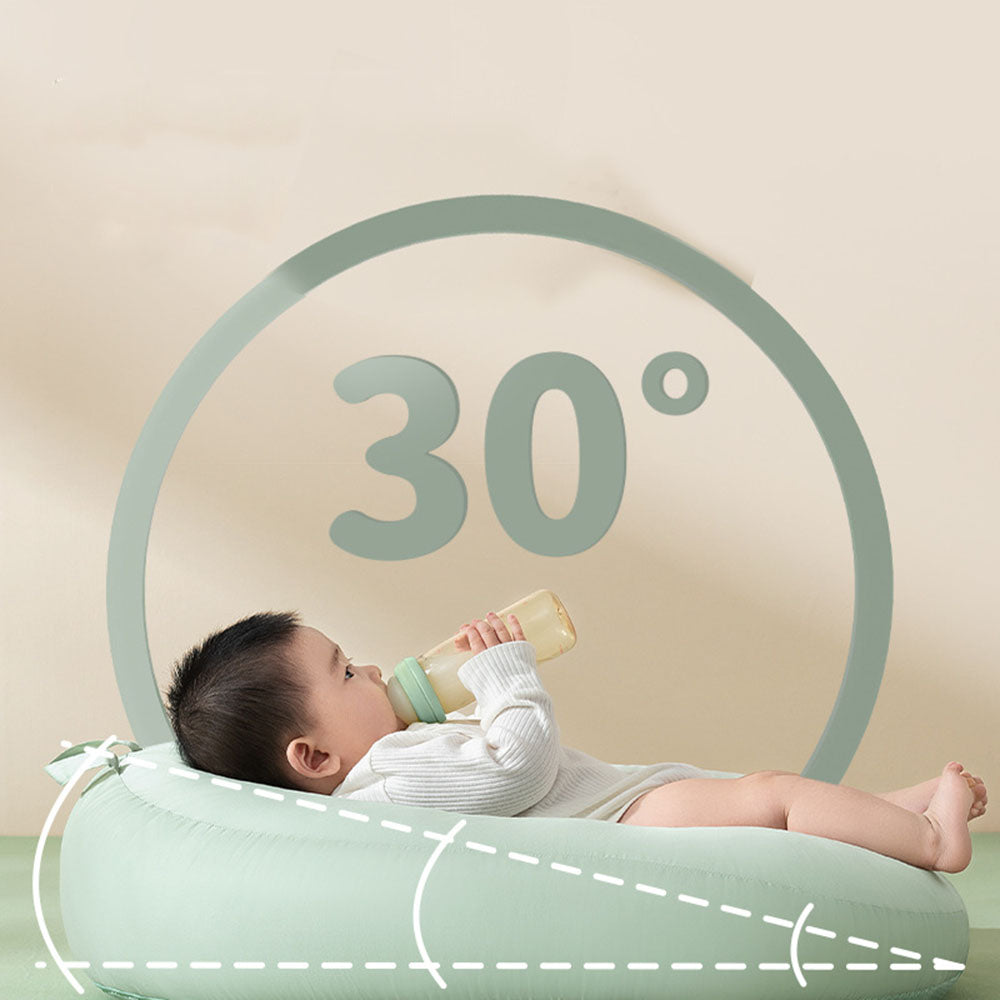 Newborn Baby Anti-Spill Reflux Slope Nursing Pillow Breastfeeding Lounger