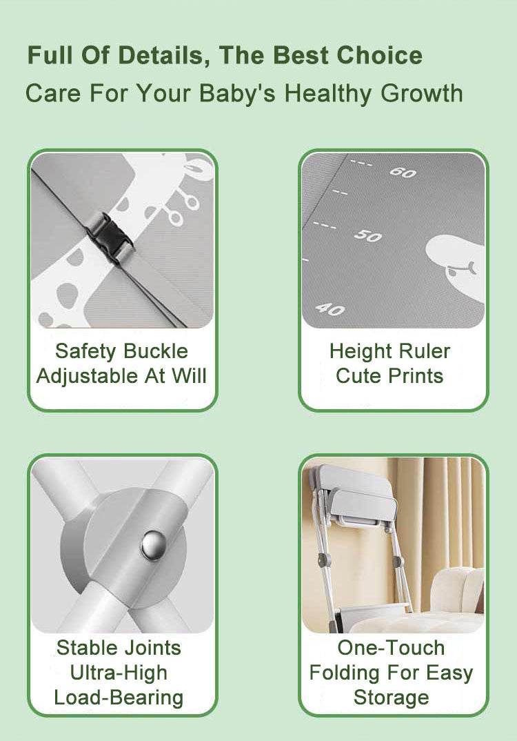 Baby diaper changing table foldable bathing table newborn care table adjustable