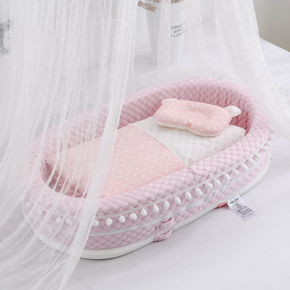 Cradle Baby bed Lounger portable nest Recliner removable washable High Side