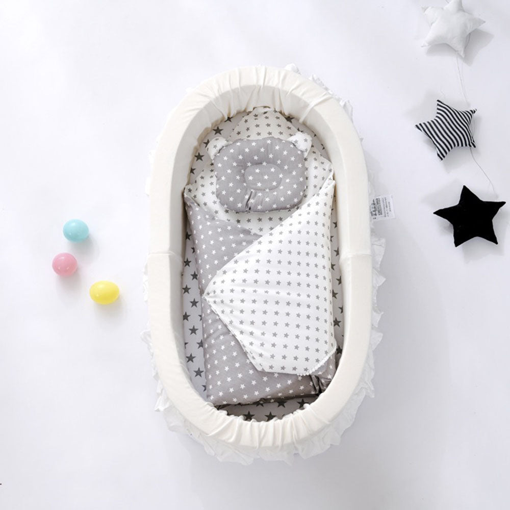 Cradle Baby bed Lounger portable nest Recliner removable washable High Side