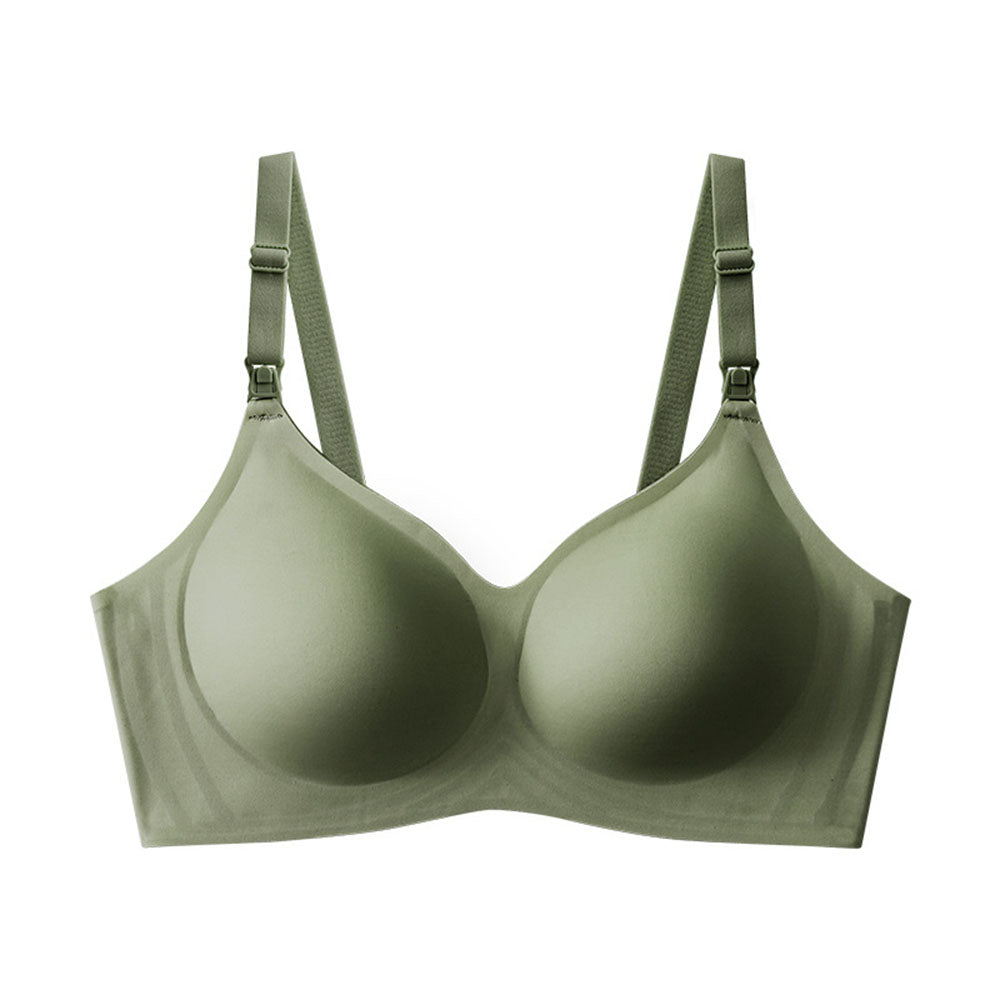 Nursing Bursting Bras Thin Summer With Fixed Cups