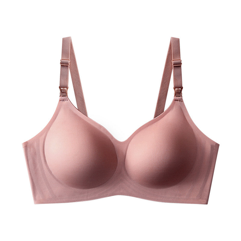 Nursing Bursting Bras Thin Summer With Fixed Cups