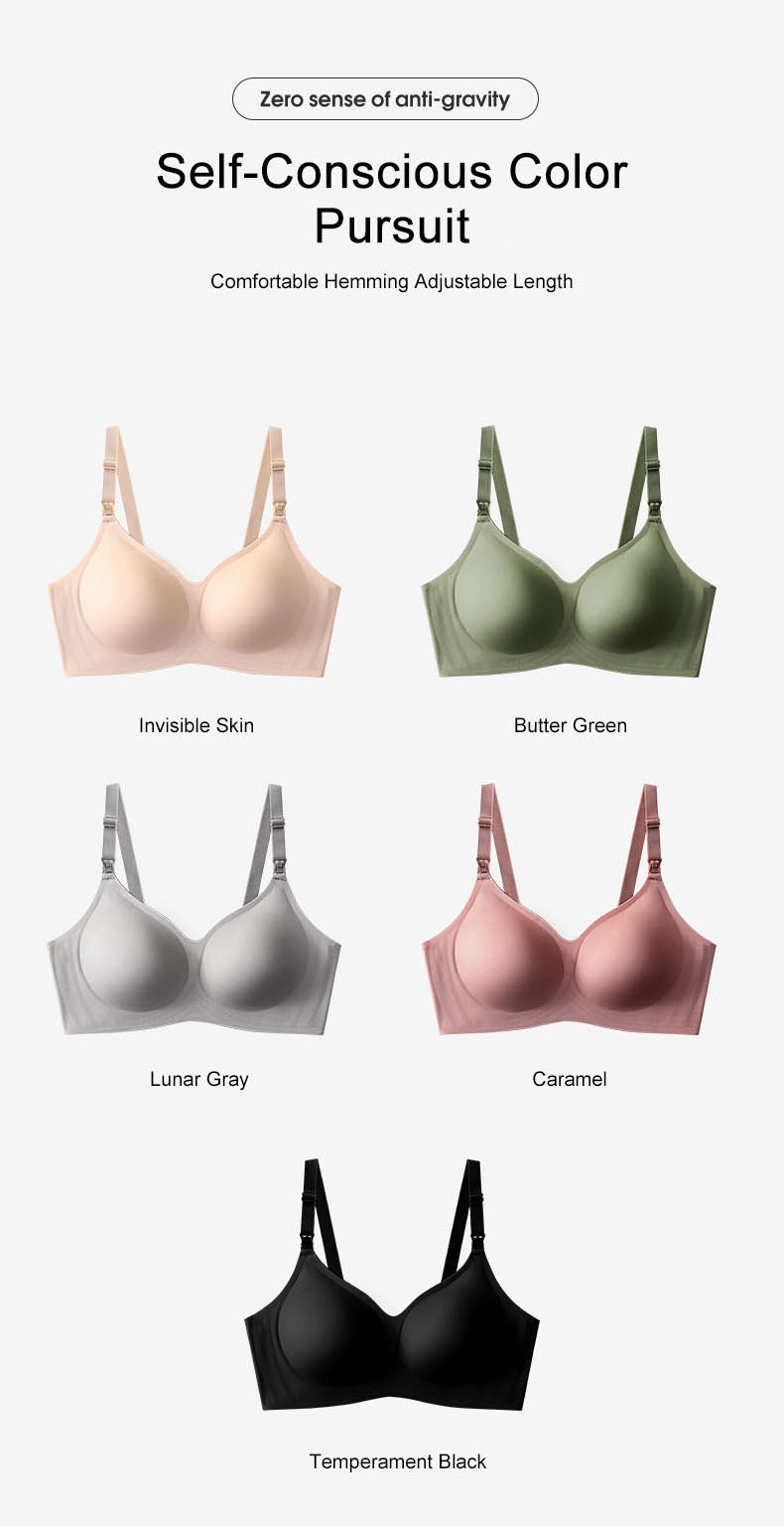 Nursing Bursting Bras Thin Summer With Fixed Cups