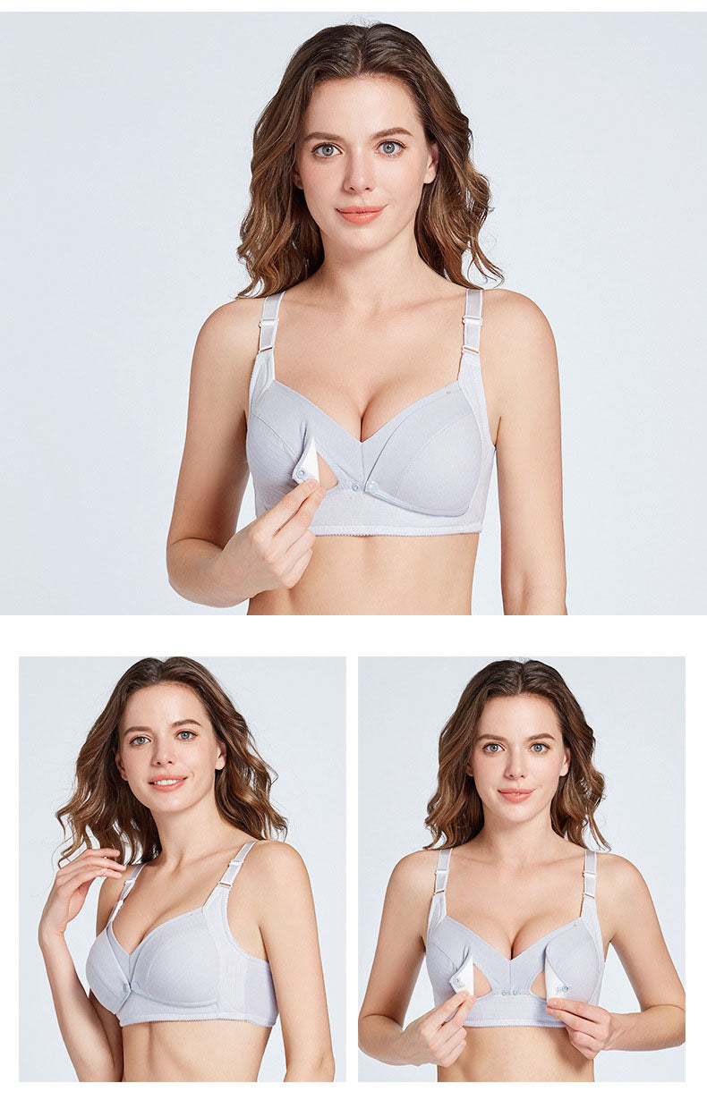 Cotton Nursing Bras: Lift & Support for New Moms' Comfort