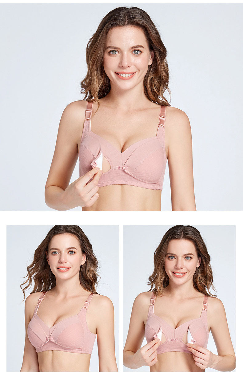 Cotton Nursing Bras: Lift & Support for New Moms' Comfort