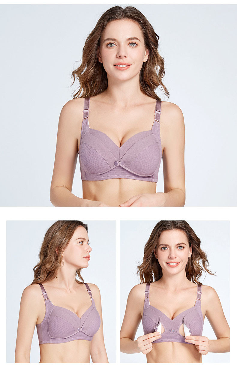 Cotton Nursing Bras: Lift & Support for New Moms' Comfort
