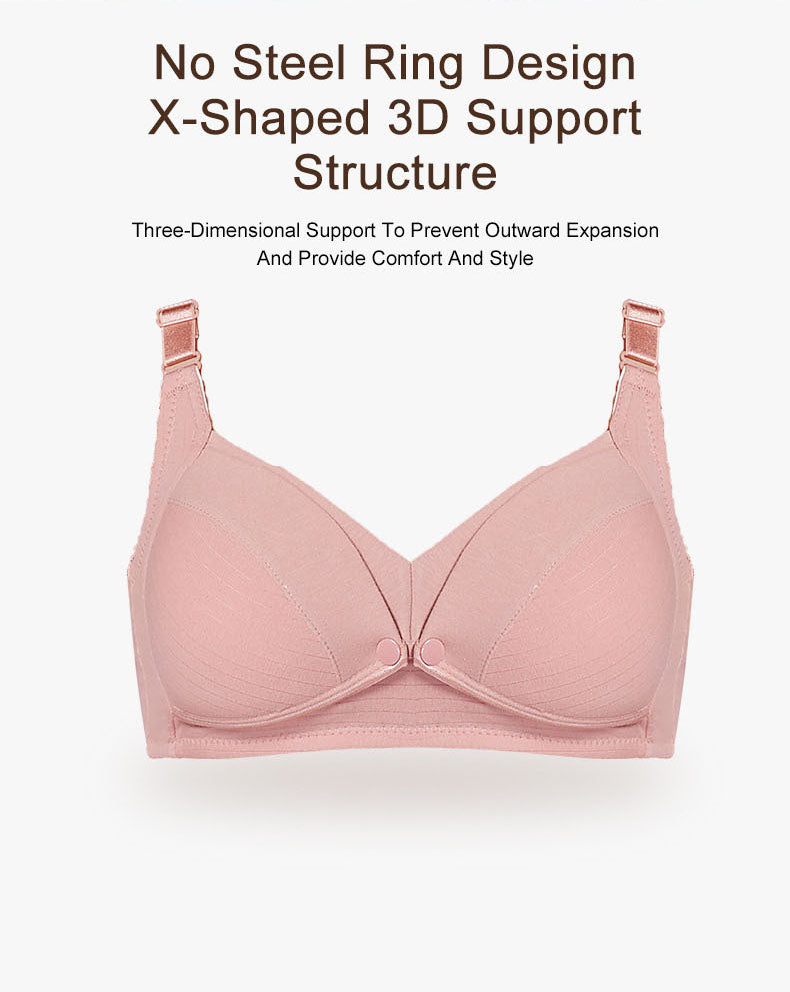 Cotton Nursing Bras: Lift & Support for New Moms' Comfort