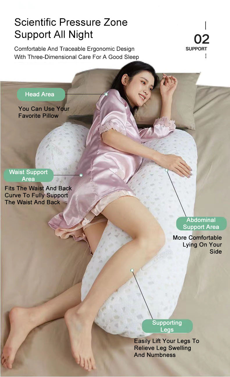 Pregnancy waist protection side for women sleeping pillow