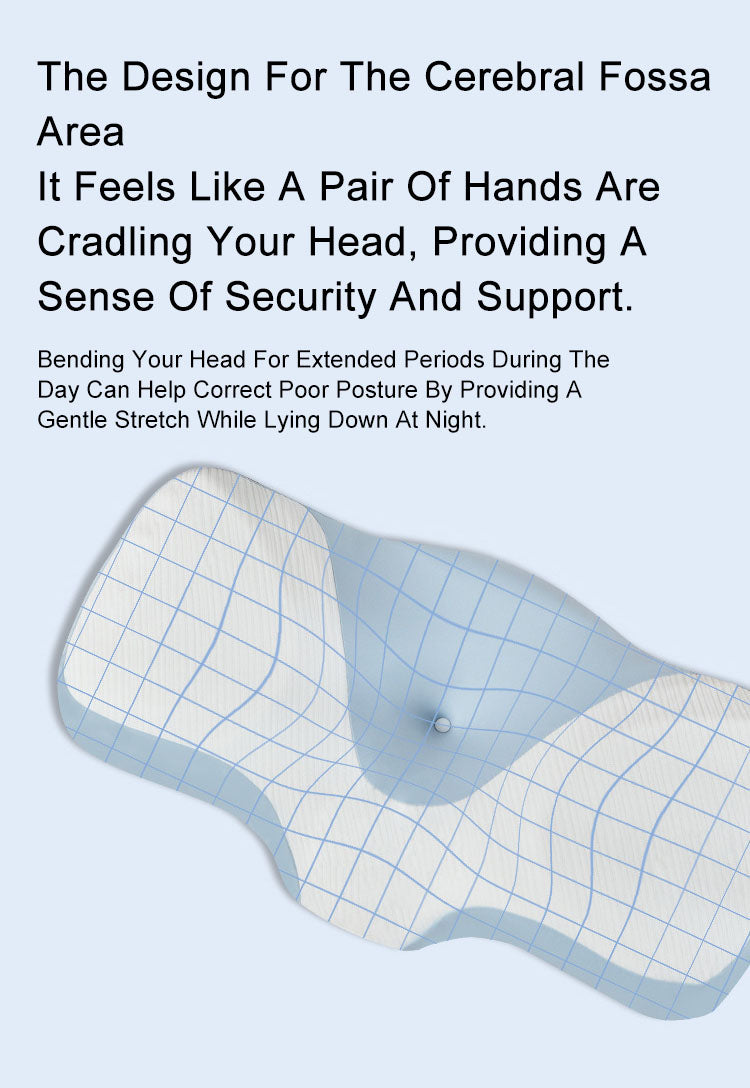 memory foam pillow slow-rebound non-slumping cervical support pillow for sleep