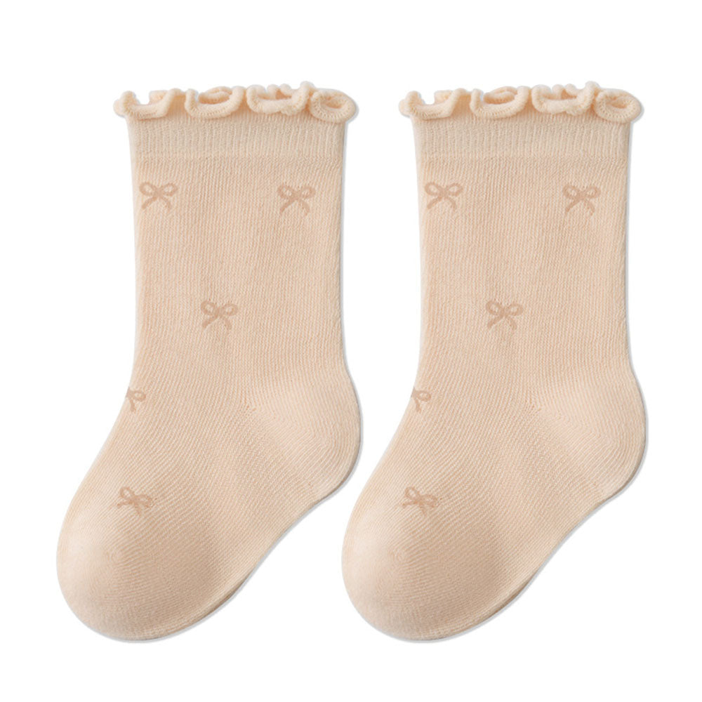 Baby socks summer mesh thin type a cotton newborn cartoon girls and boys