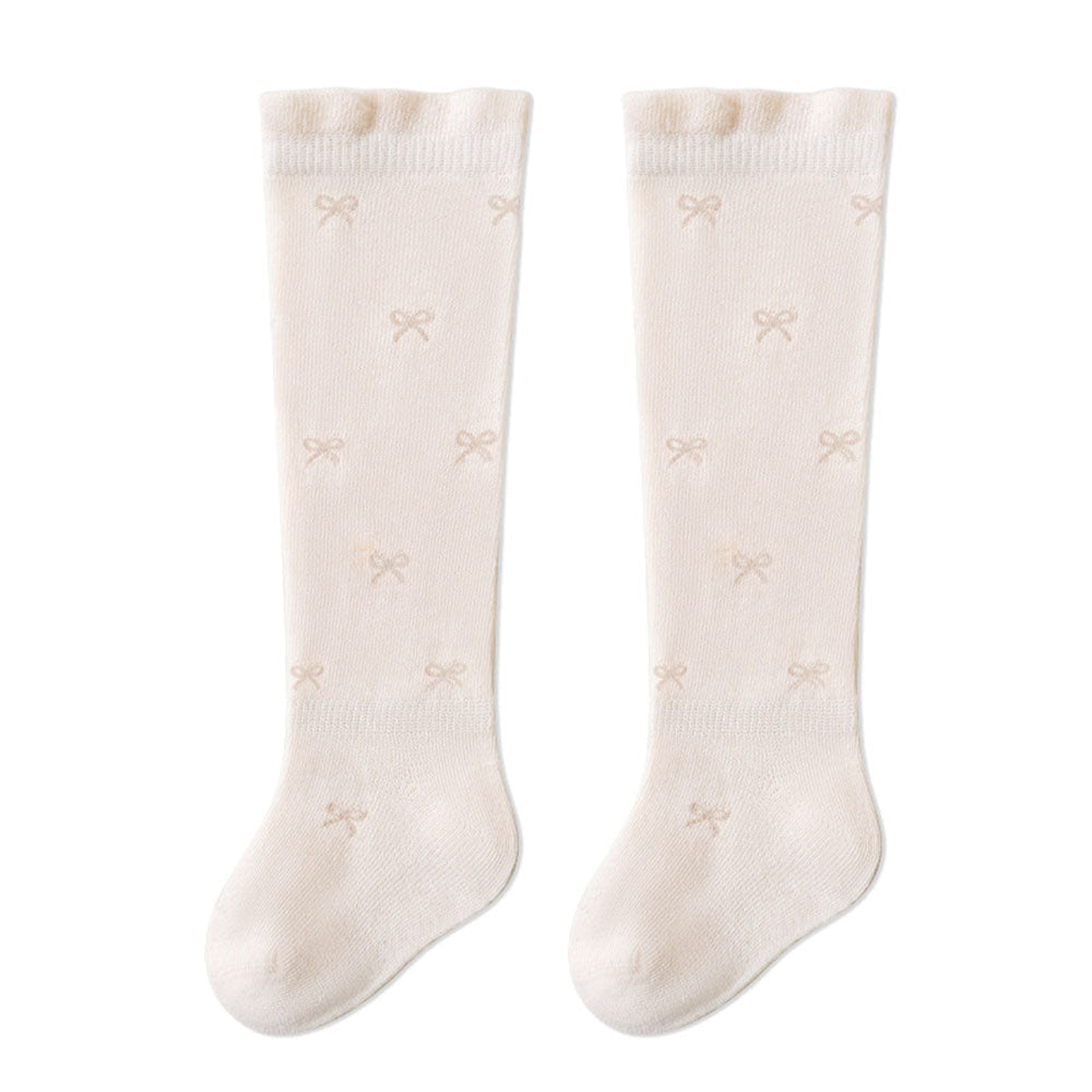 Baby socks summer ultra-thin mesh a-type cotton newborn baby girl anti-mosquito sock