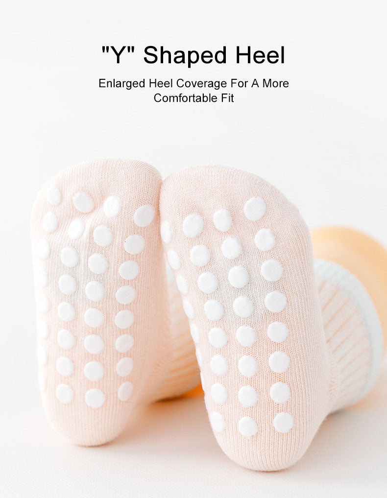 Baby socks summer mesh thin type a cotton newborn Non-slip socks