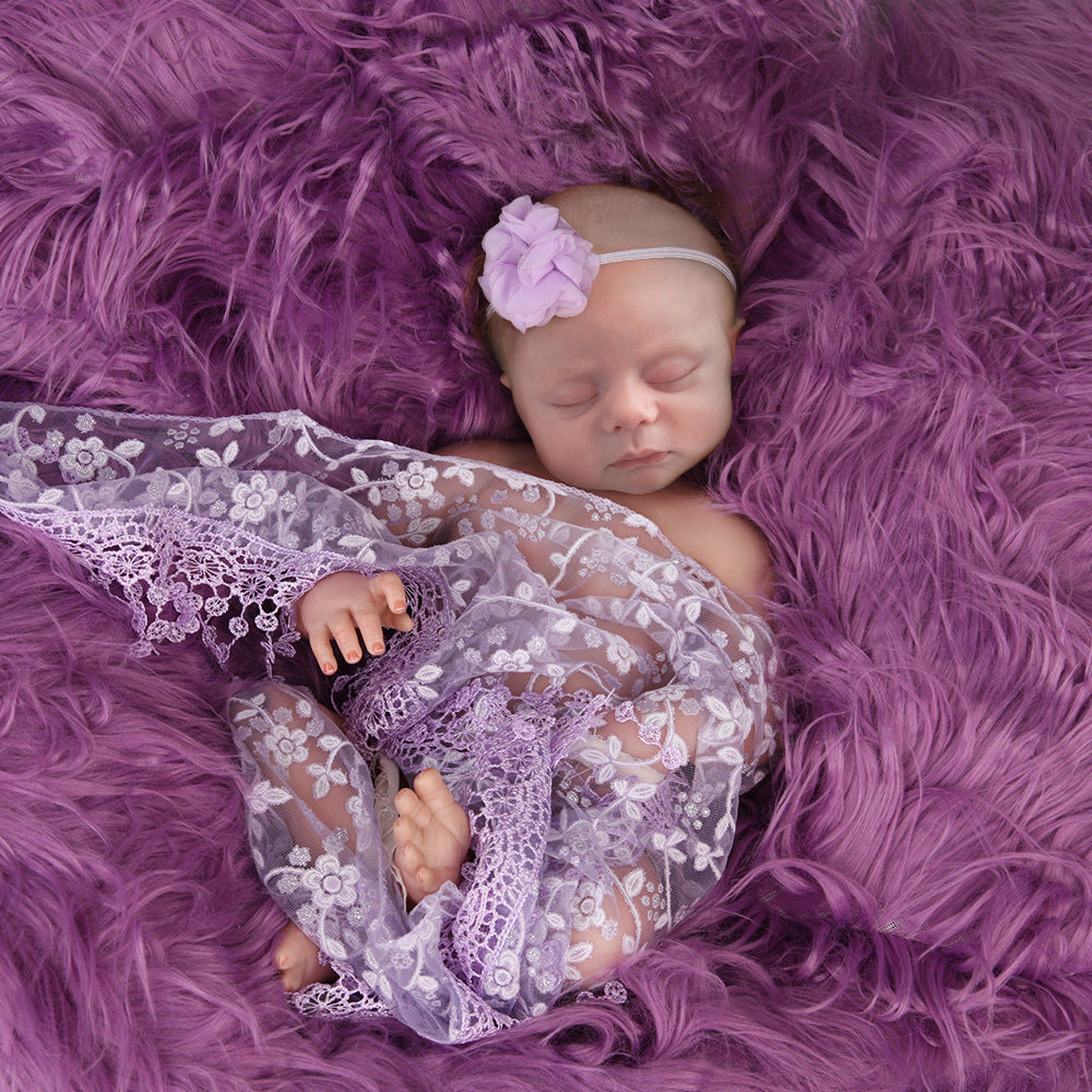 Baby photography background set props wrap blanket