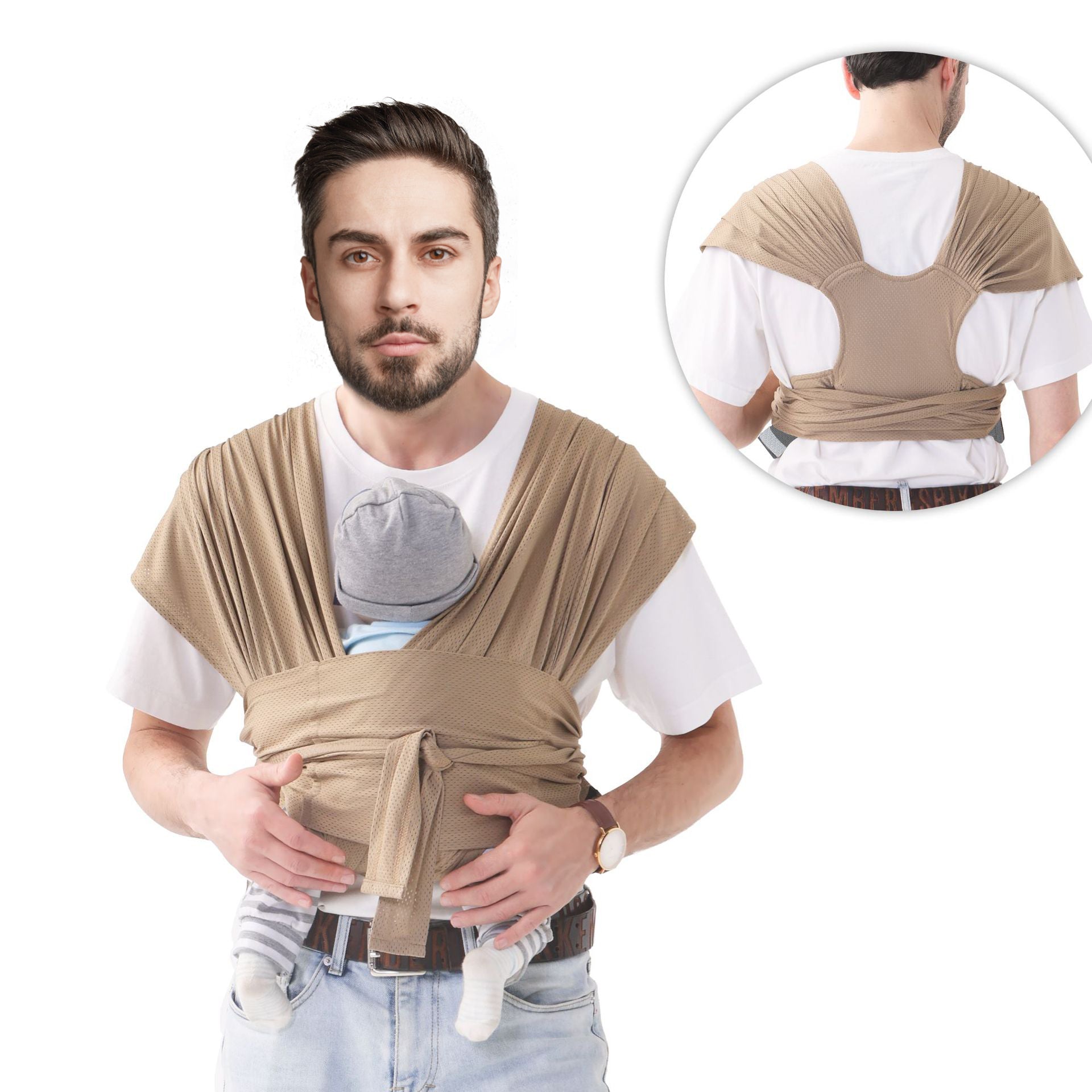 Baby Wrap Carrier Adjustable Sears Mesh Breathable