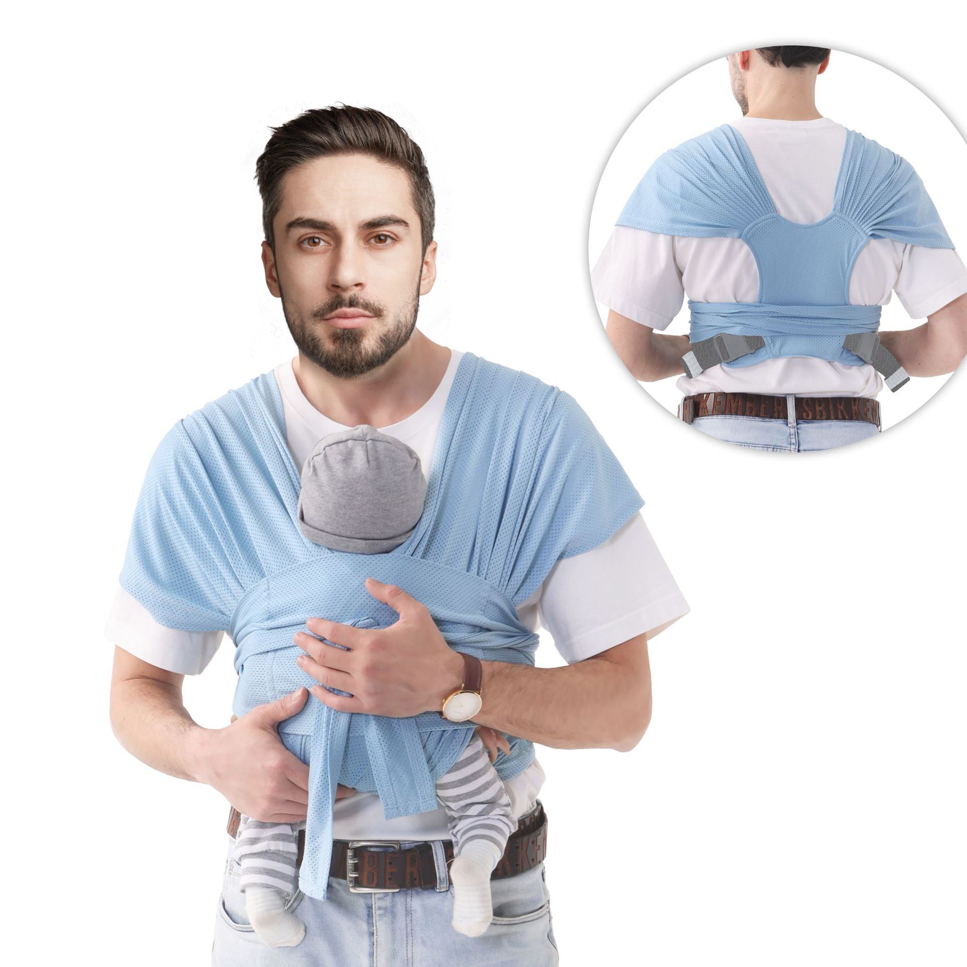 Baby Wrap Carrier Adjustable Sears Mesh Breathable