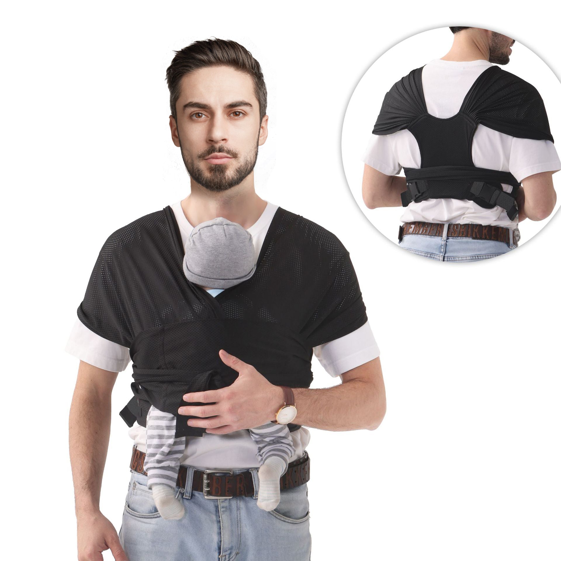 Baby Wrap Carrier Adjustable Sears Mesh Breathable