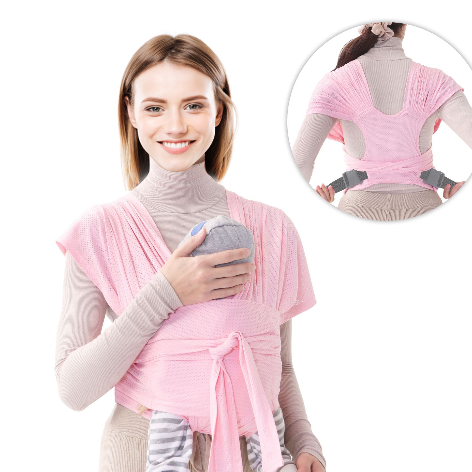 Baby Wrap Carrier Adjustable Sears Mesh Breathable