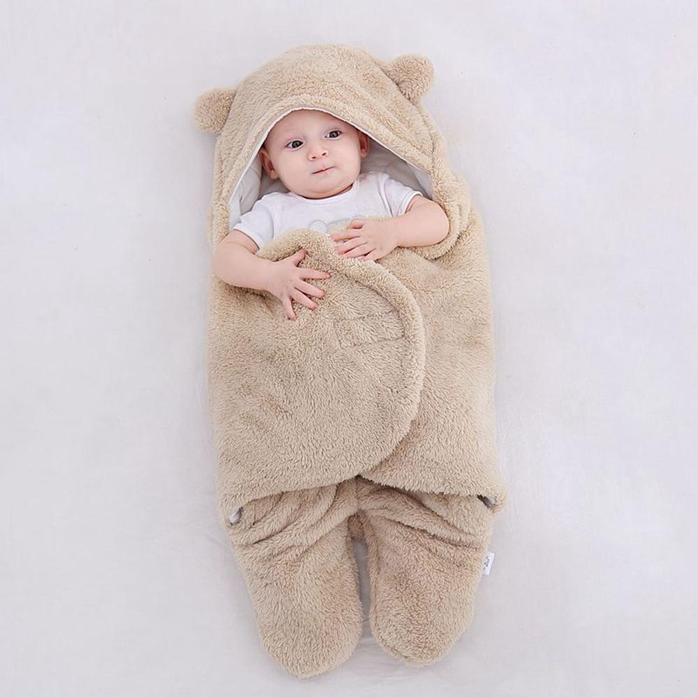 Newborn Blanket Baby Sleep Sack Bag Thickened Warm