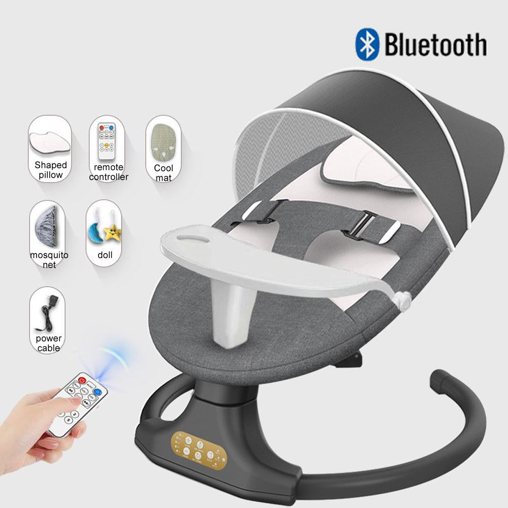 Electric Baby Rocker Bouncer Infant Cradle Soothing Sleep Aid Adjustable