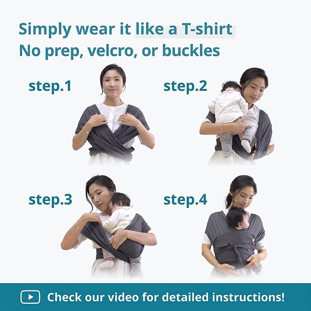 Baby Newborn Warp Carrier Cotton Polyester
