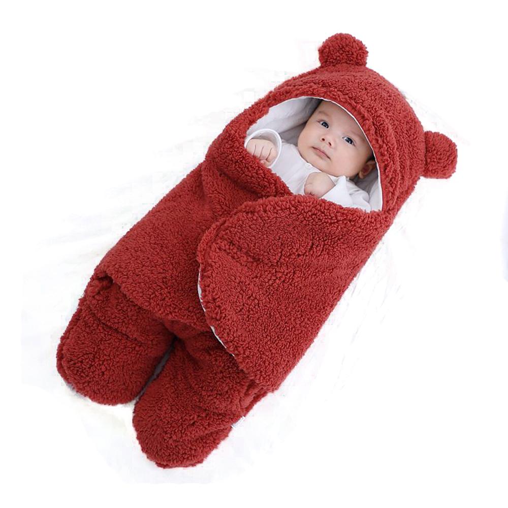 Newborn Blanket Baby Sleep Sack Bag Thickened Warm