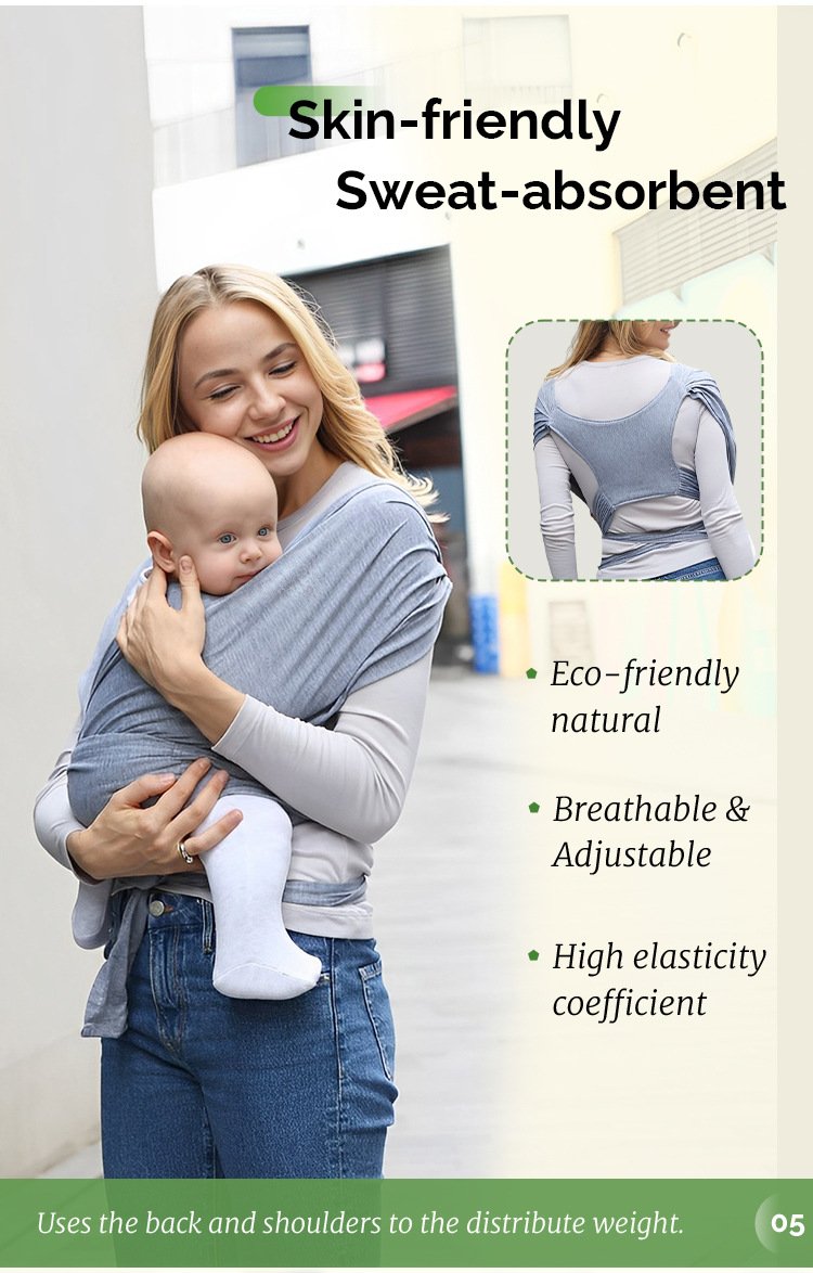 Baby Wrap Ergonomic Safe Comfortable Support 3-36 Month