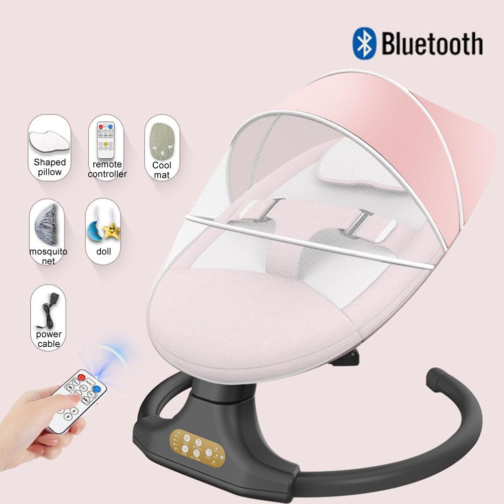Electric Baby Rocker Bouncer Infant Cradle Soothing Sleep Aid Adjustable