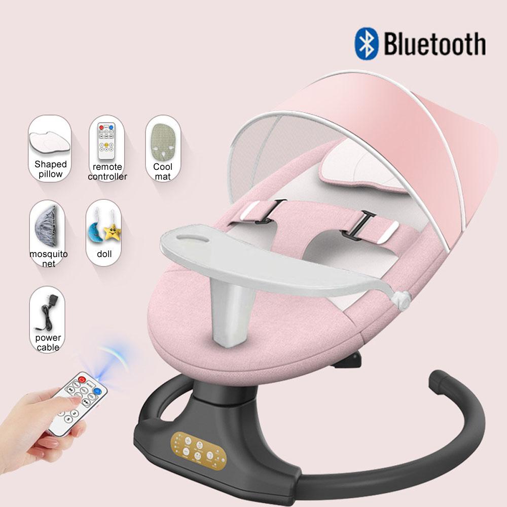 Electric Baby Rocker Bouncer Infant Cradle Soothing Sleep Aid Adjustable