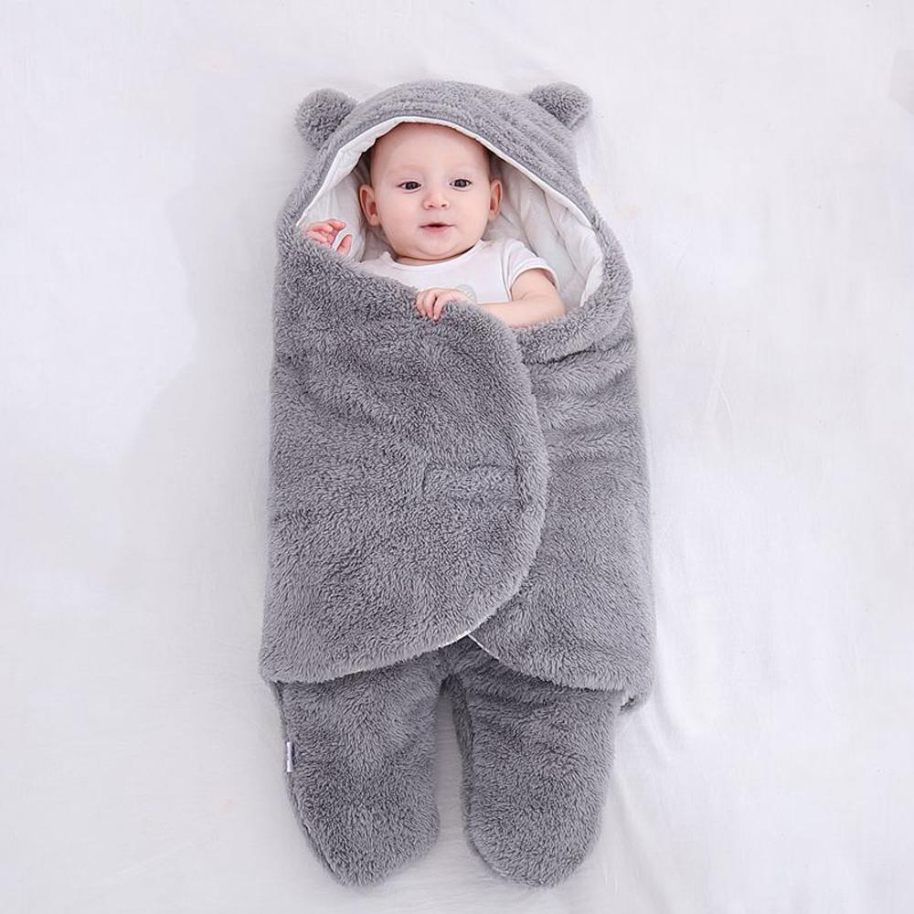 Newborn Blanket Baby Sleep Sack Bag Thickened Warm