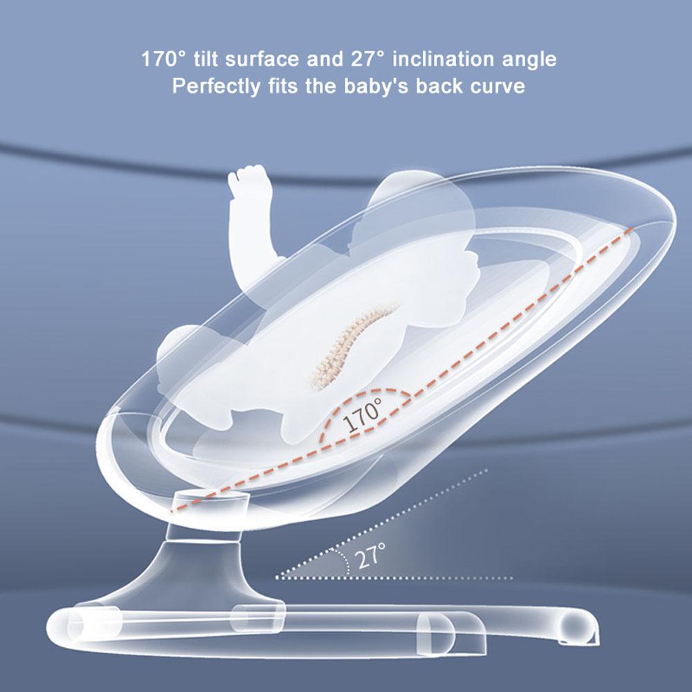 Electric Baby Rocker Bouncer Infant Cradle Soothing Sleep Aid Adjustable