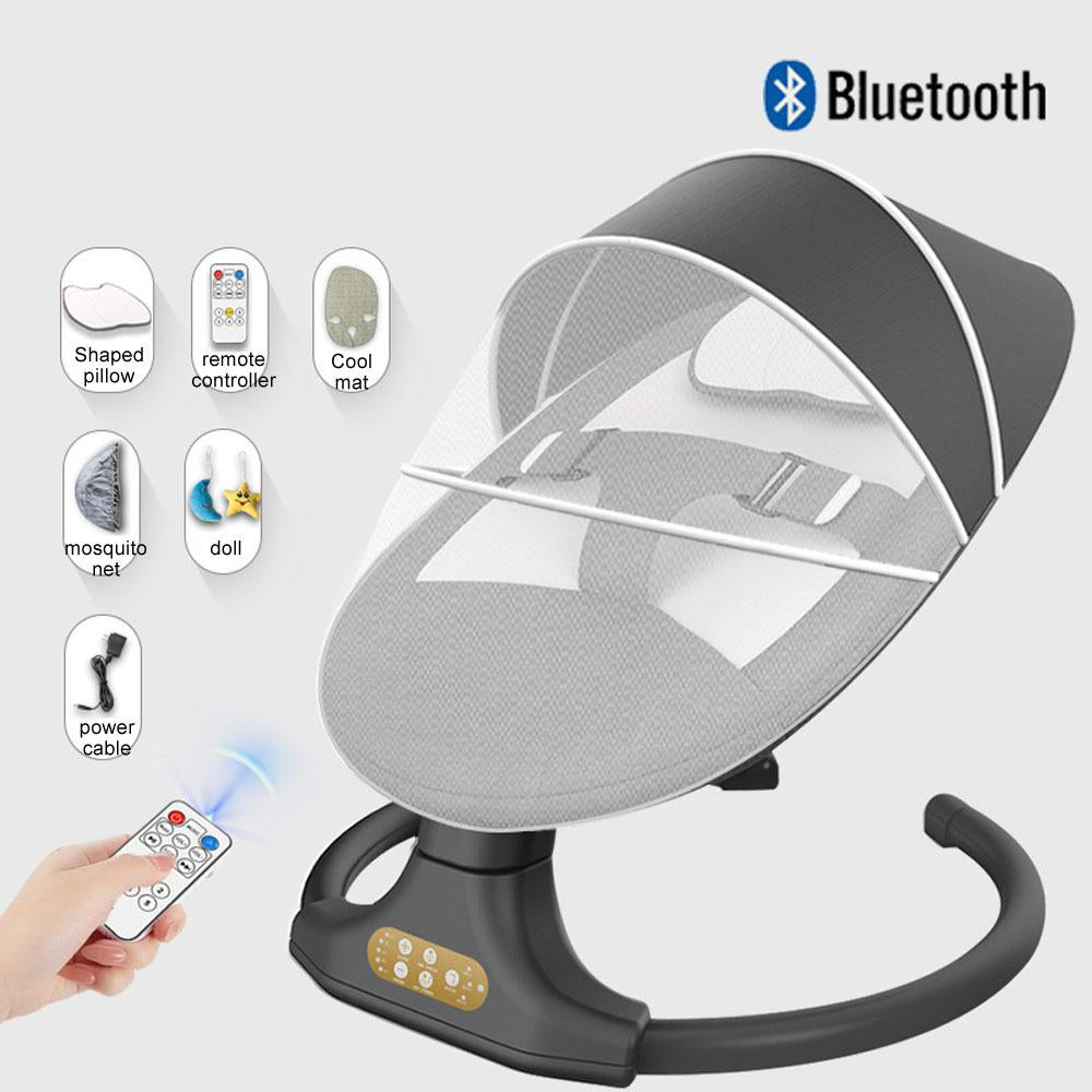 Electric Baby Rocker Bouncer Infant Cradle Soothing Sleep Aid Adjustable