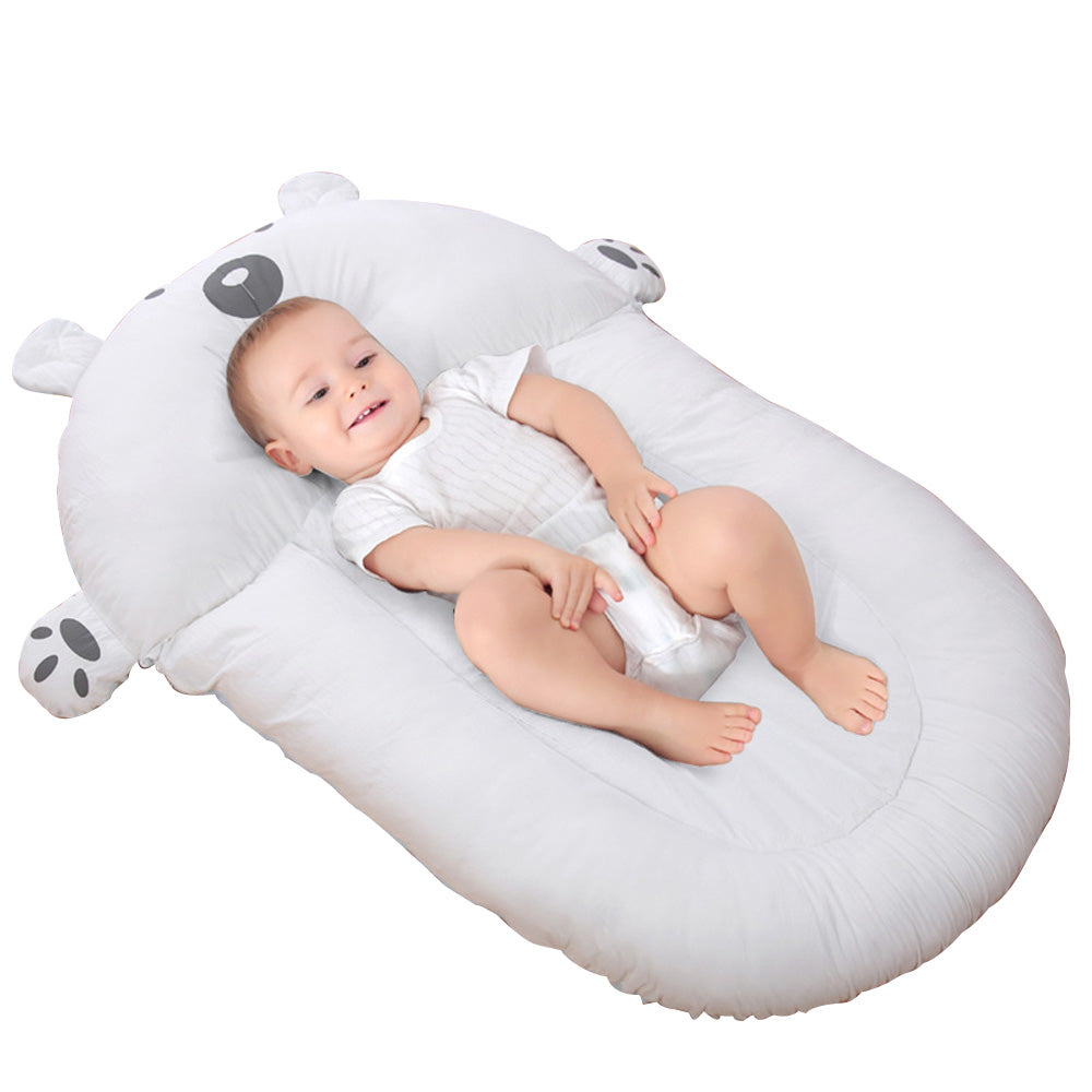 Baby Newborn Lounger Nest Infant Breathable Two-Sided Cartoon Sleeping Beds