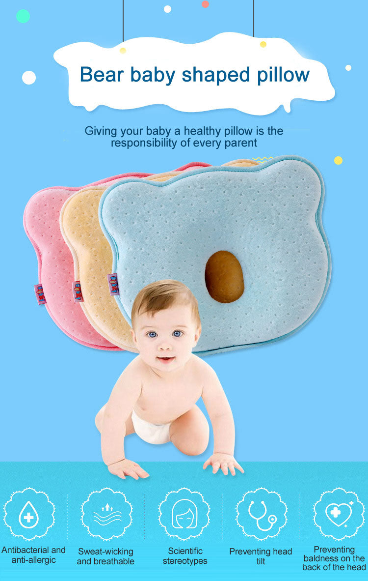 Baby Pillow For Newborn Anti Flat Head Memory Foam