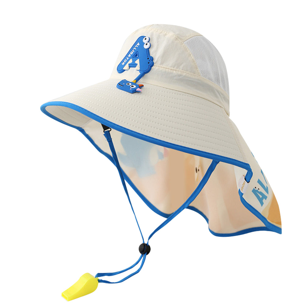 Cute Outdoor Sun Hat Summer for Children Baby Neck protection