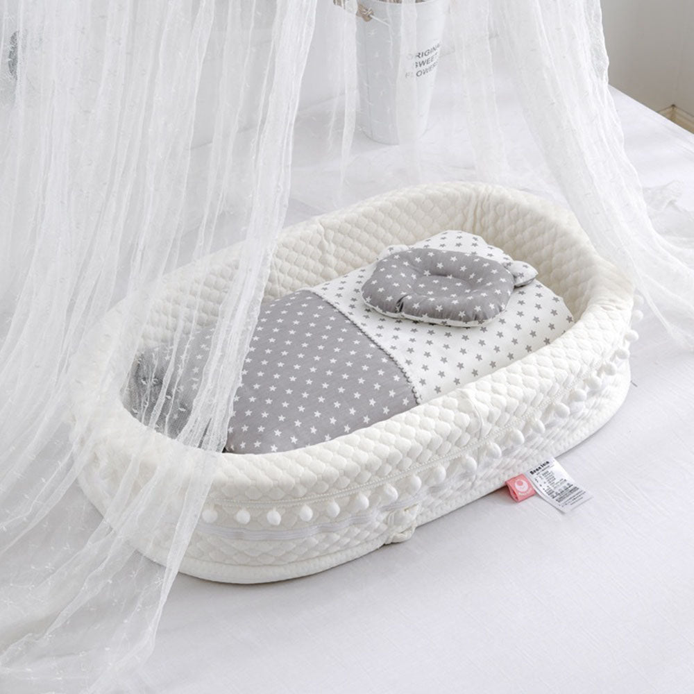 Cradle Baby bed Lounger portable nest Recliner removable washable High Side