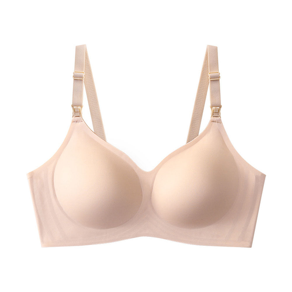 Nursing Bursting Bras Thin Summer With Fixed Cups
